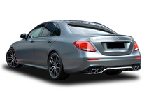 Mercedes E-class W213 2016-2023 Difusor trasero con salidas de escape E53-Design (para AMG/AMG-Line) foto 1