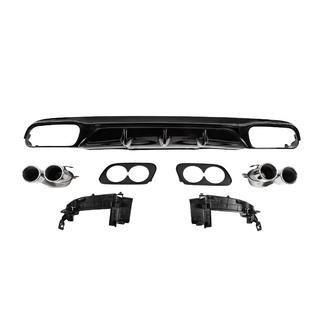 Difusor trasero con salidas de escape E53-Design (para AMG/AMG-Line) foto 2