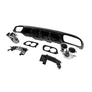 Difusor trasero con salidas de escape E53-Design (para AMG/AMG-Line) foto 3
