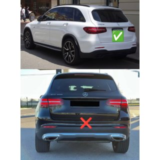 Difusor trasero con salidas de escape (Diseño AMG43) foto 4