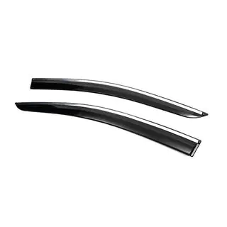 Deflectores de ventanilla con moldura cromada (2 uds., Sunplex Chrome) foto 4