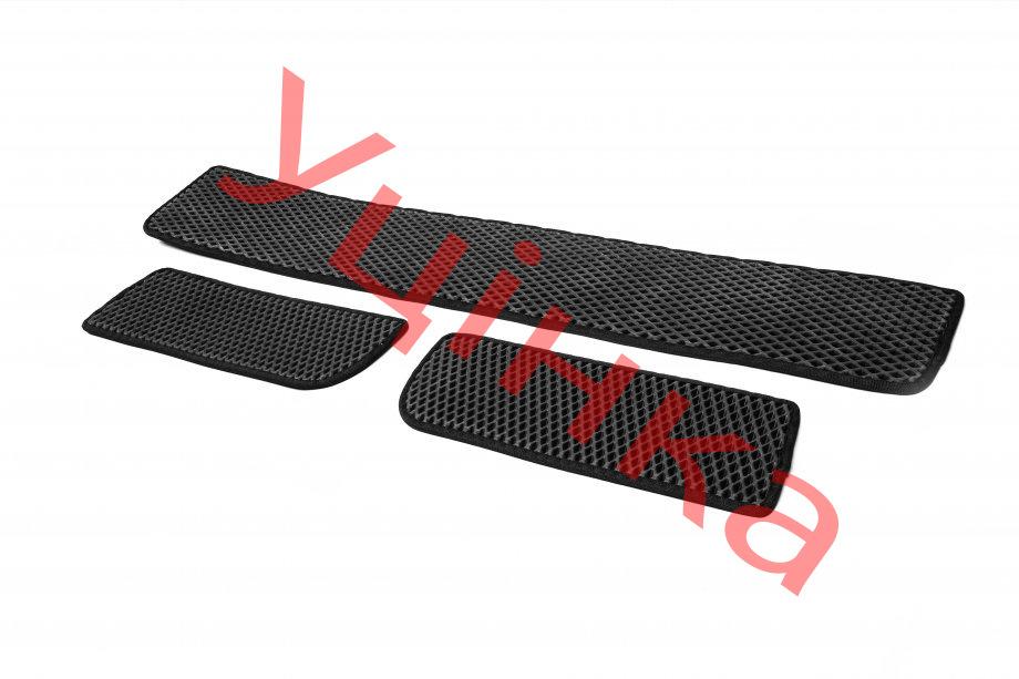Mercedes Sprinter W906 2006–2018 Oferta Alfombrillas EVA para umbrales de puerta (3 uds, negras) Image