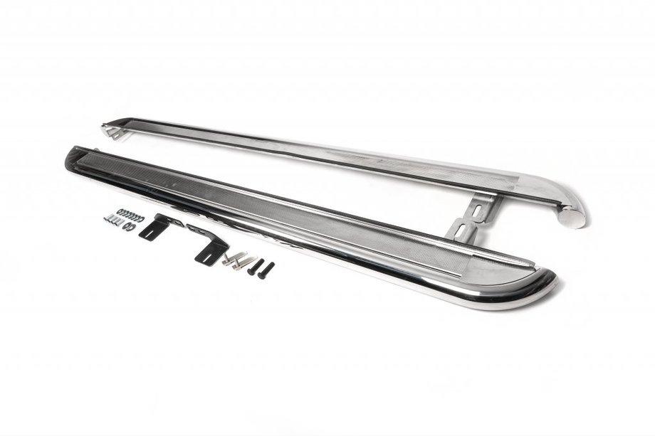 Opel Movano 2021- Estribos Laterales Premium (2 uds., Acero Inoxidable) Batalla Corta, Ø60 Foto 2