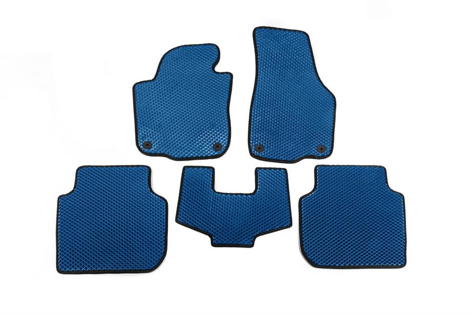 Volkswagen Passat B8 2015-2023 Alfombrillas EVA (USA, Azul) Image