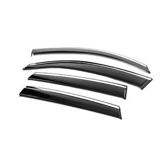 Deflectores de Ventana con Moldura Cromada Niken Luxury (4 uds) Audi Q5 2008-2017 foto 4