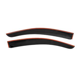 Deflectores de ventana con moldura cromada Niken Luxury (2 uds) Fiat Fiorino/Qubo 2008-2024 foto 4