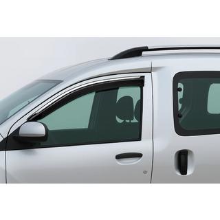 Deflectores de ventana con moldura cromada Niken Luxury (2 uds) foto 1
