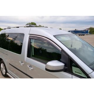 Deflectores de ventana con moldura cromada Niken Luxury (2 uds) foto 1