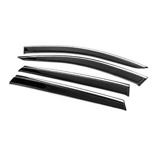 Deflectores de Ventana con Moldura Cromada Niken Luxury (4 uds) Audi Q7 2015–2026 foto 2