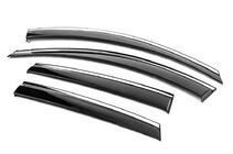 Chevrolet Captiva 2006-2019 Deflectores de Ventana con Moldura Cromada Niken Luxury (4 uds) foto 2