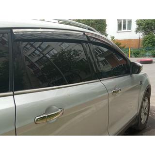 Deflectores de Ventana con Moldura Cromada Niken Luxury (4 uds) foto 4