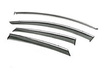 Ford Fusion 2012-2020 Deflectores de Ventana con Moldura Cromada Niken Luxury (SD, 4 uds) foto 2