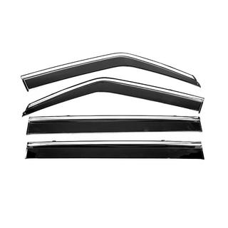 Deflectores de Ventana con Moldura Cromada Niken Luxury (4 uds) Infiniti QX80 2013-2024 foto 1