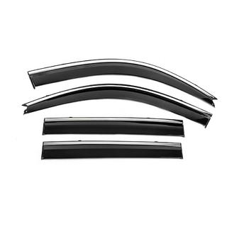 Deflectores de Ventana con Moldura Cromada Niken Luxury (4 uds) Lexus GX470 2002-2009 foto 1
