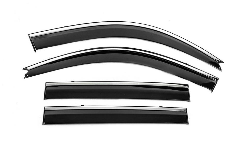 Lexus GX470 2002-2009 Deflectores de Ventana con Moldura Cromada Niken Luxury (4 uds) Image