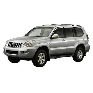 Deflectores de Ventana con Moldura Cromada Niken Luxury (4 uds) Toyota Land Cruiser Prado 120 2002-2009 foto 1