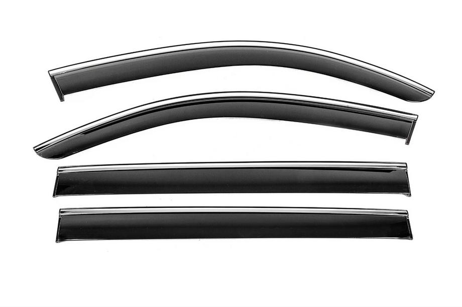 Mercedes GLS X167 2019- Deflectores de Ventana con Moldura Cromada Niken Luxury (4 uds) Image