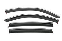 Mercedes EQC 2019-2023 Deflectores de Ventana con Moldura Cromada Niken Luxury (4 uds) foto 1