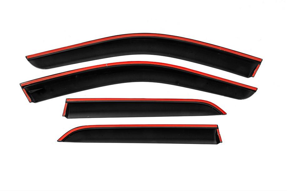 Mercedes GLE/ML class W166 2011-2018 Deflectores de Ventana con Moldura Cromada Niken Luxury (4 uds) Foto 4