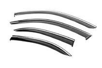 Mercedes C-class W204 2007-2015 Deflectores de Ventana con Moldura Cromada Niken Luxury (SD, 4 uds) foto 2