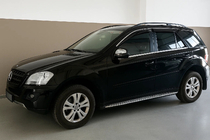 Mercedes ML W164 2005-2011 Deflectores de Ventana con Moldura Cromada Niken Luxury (4 uds) foto 4