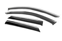 Mercedes ML W164 2005-2011 Deflectores de Ventana con Moldura Cromada Niken Luxury (4 uds) foto 7