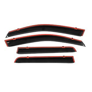 Deflectores de Ventana con Moldura Cromada Niken Luxury (4 uds) Mitsubishi Outlander 2006-2012 foto 3