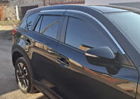 Mazda CX-5 2012-2017 Deflectores de Ventana con Moldura Cromada Niken Luxury (4 uds) foto 2