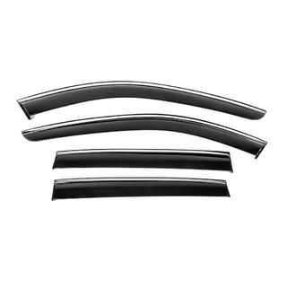 Deflectores de Ventana con Moldura Cromada Niken Luxury (4 uds)