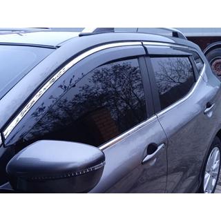 Deflectores de Ventana con Moldura Cromada Niken Luxury (4 uds) foto 4