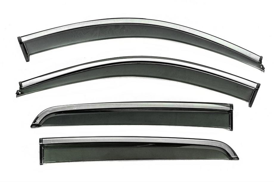 Dongfeng EX1 2020- Deflectores de Ventana con Moldura Cromada Niken Luxury (4 uds) Foto 1