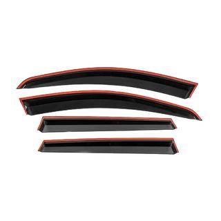 Deflectores de Ventana con Moldura Cromada Niken Luxury (4 uds) Dacia Duster 2008-2018 foto 3