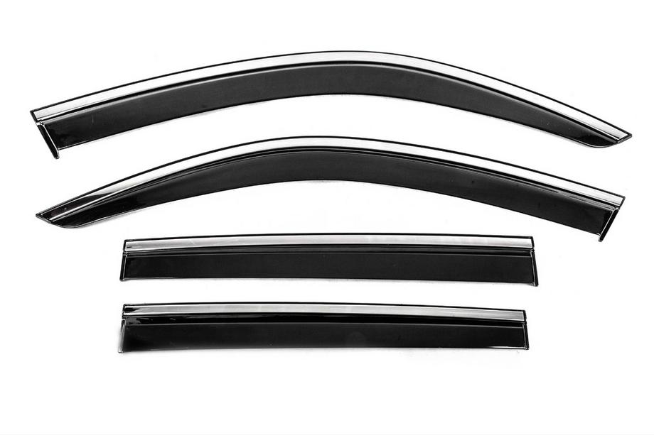 Subaru Forester 2018-2024 Deflectores de Ventana con Moldura Cromada Niken Luxury (4 uds) Image