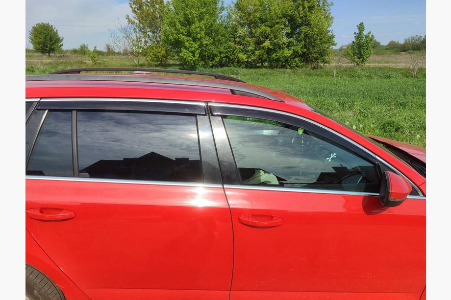 Skoda Octavia III A7 2013-2019 Deflectores de Ventana con Moldura Cromada Niken Luxury (SW, 4 uds) Foto 1