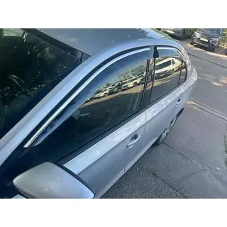 Deflectores de Ventana con Moldura Cromada Niken Luxury (4 uds)