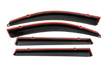 Toyota Rav 4 2006-2013 Deflectores de Ventana con Moldura Cromada Niken Luxury (4 uds, Largo) foto 3