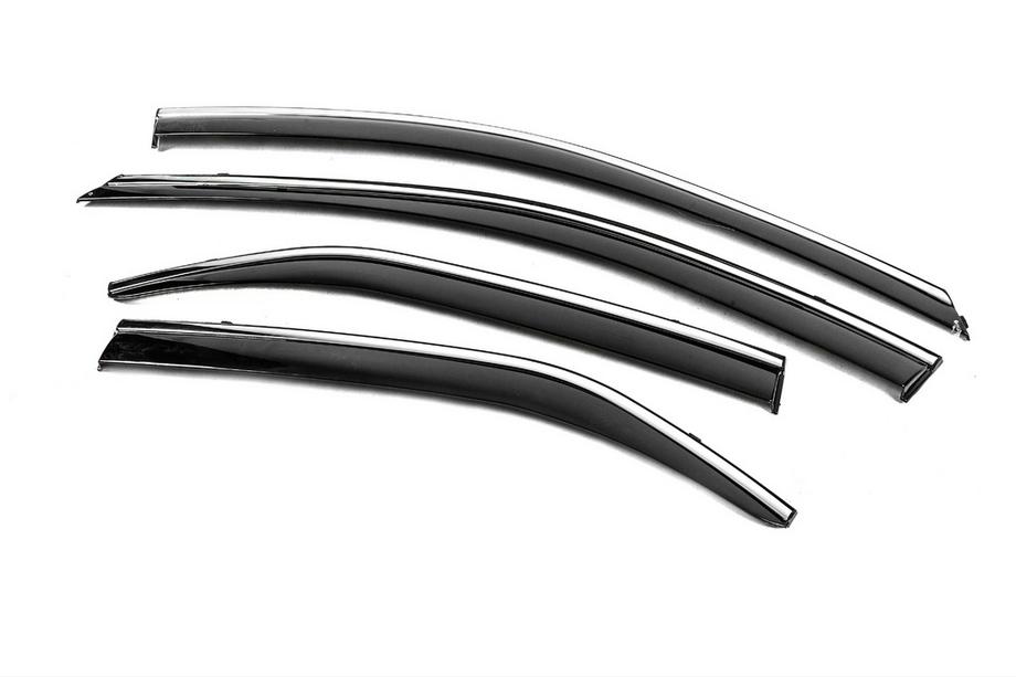 Toyota Camry 2011–2017 Deflectores de Ventana con Moldura Cromada Niken Luxury (2011-2017 EU / 2011-2014 USA, 4 uds) Foto 2