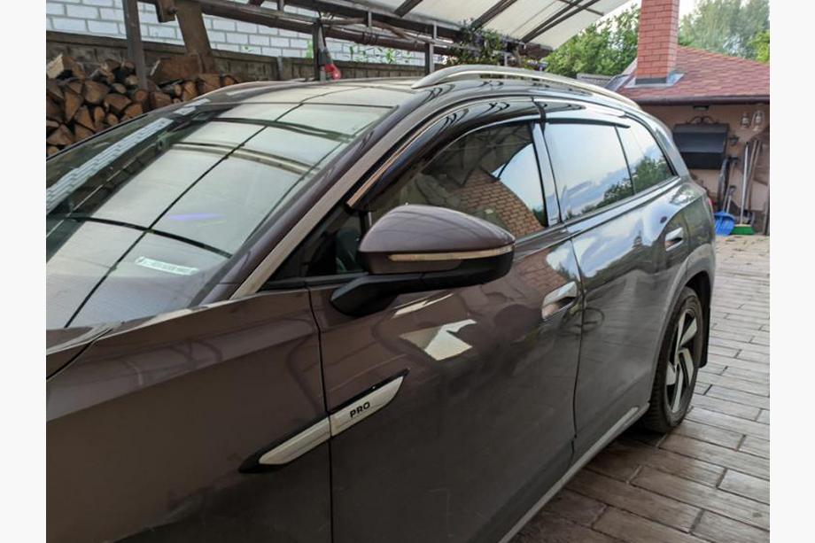 Volkswagen ID.6 2021- Deflectores de Ventana con Moldura Cromada Niken Luxury (4 uds) Foto 4