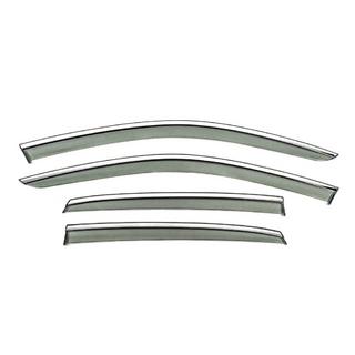 Deflectores de Ventana con Moldura Cromada Niken Luxury (4 uds)