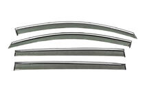 Volkswagen Touran 2010-2015 Deflectores de Ventana con Moldura Cromada Niken Luxury (4 uds) foto 1