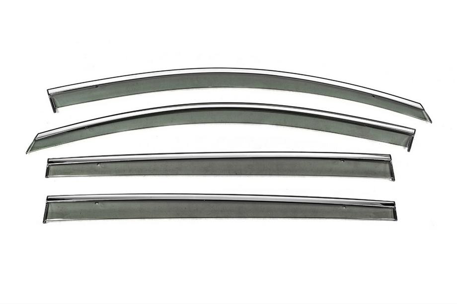 Volkswagen Touran 2010-2015 Deflectores de Ventana con Moldura Cromada Niken Luxury (4 uds) Image