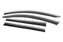Volkswagen Passat B6 2006-2012 Deflectores de Ventana con Moldura Cromada Niken Luxury (SW, 4 uds) foto 2