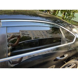 Deflectores de Ventana con Moldura Cromada Niken Luxury (USA, 4 uds) foto 4