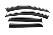Volvo XC90 2002-2014 Deflectores de Ventana con Moldura Cromada Niken Luxury (4 uds) foto 2