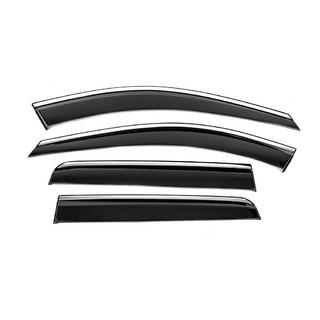Deflectores de Ventana con Moldura Cromada Niken Luxury (4 uds) Volvo XC90 2002-2014 foto 2