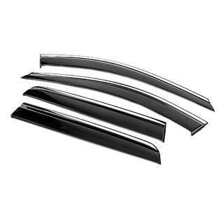 Deflectores de Ventana con Moldura Cromada Niken Luxury (4 uds) Volvo XC90 2002-2014 foto 3