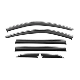 Deflectores de ventana con moldura cromada Niken Luxury (6 uds) Honda CRV 2022- foto 1