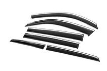 Lexus LX570/450d 2008-2022 Deflectores de Ventana con Moldura Cromada Niken Luxury (2008-2015, 6 uds) foto 4