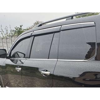 Deflectores de Ventana con Moldura Cromada Niken Luxury (2008-2015, 6 uds) foto 3