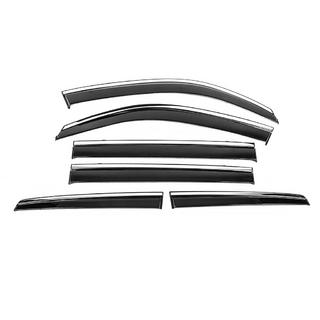 Deflectores de Ventana con Moldura Cromada Niken Luxury (2008-2015, 6 uds) foto 2